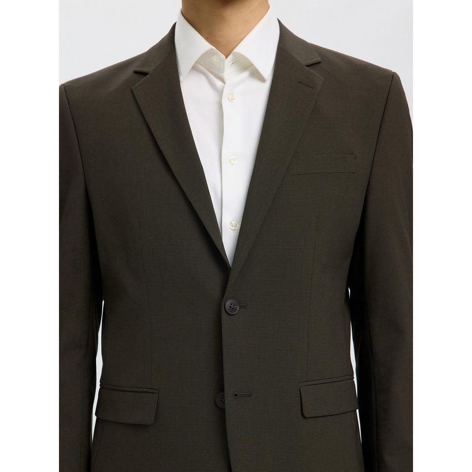 SELECTED Slim Liam Mini Hounds Flex Blazer  
