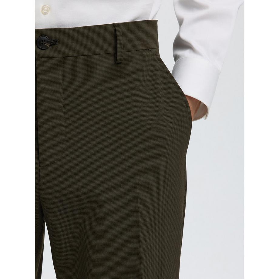 SELECTED Slim-Liam Mini Hounds Flex Pantaloni Abito Modern Fit  