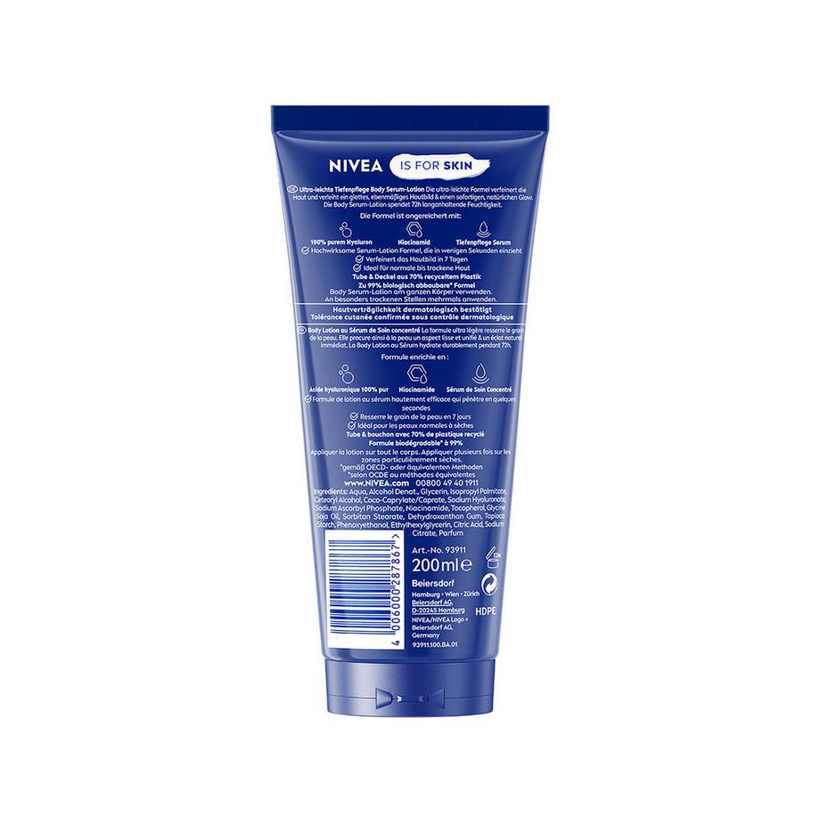 NIVEA  Ultra-leichte Tiefenpflege Body Serum-Lotion 