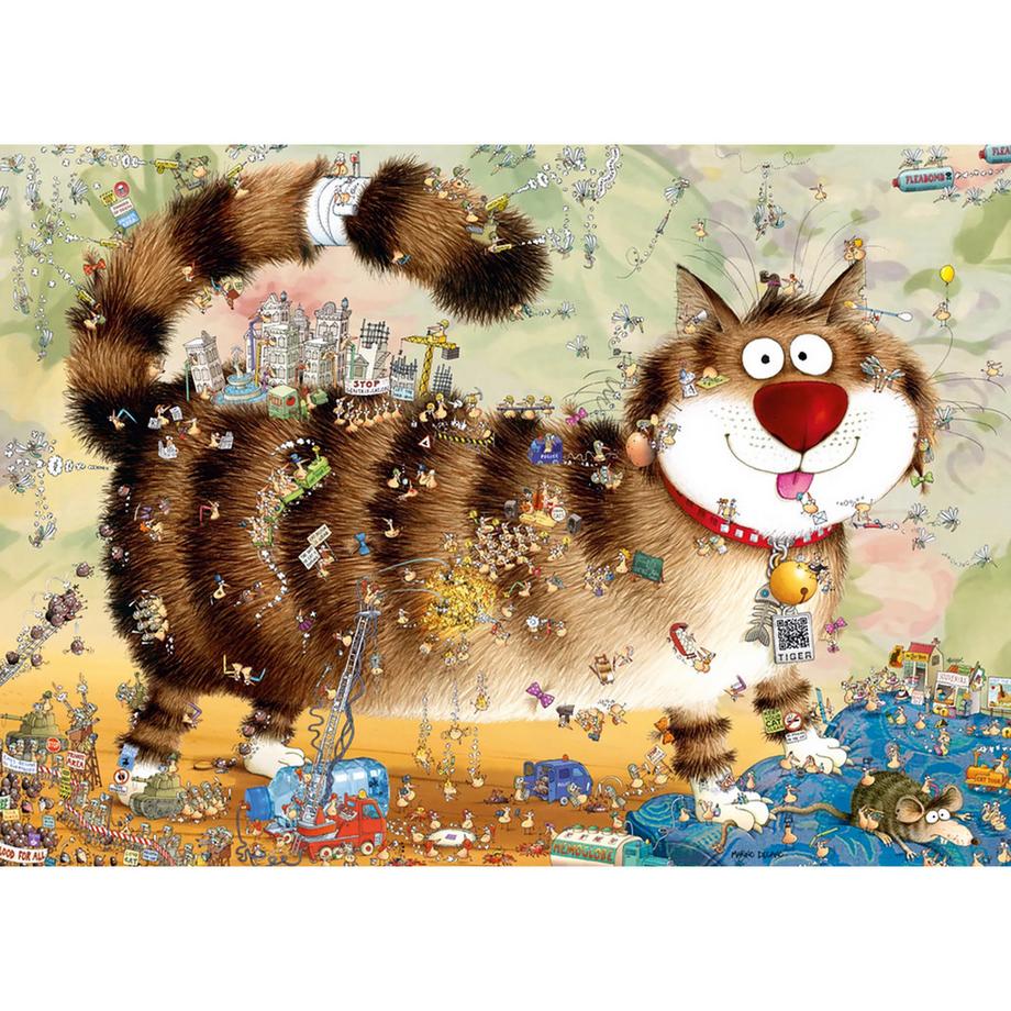 Heye  At the Cat Standard Puzzle 1000 pièces 