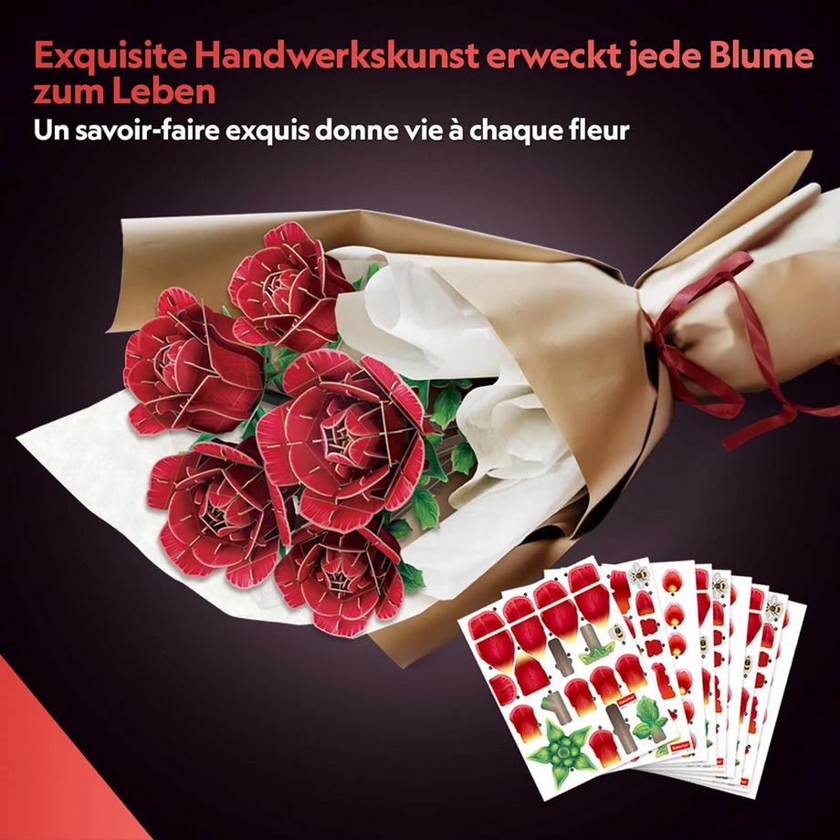 CubicFun  Puzzle 3D Bouquet de roses 312 pièces 