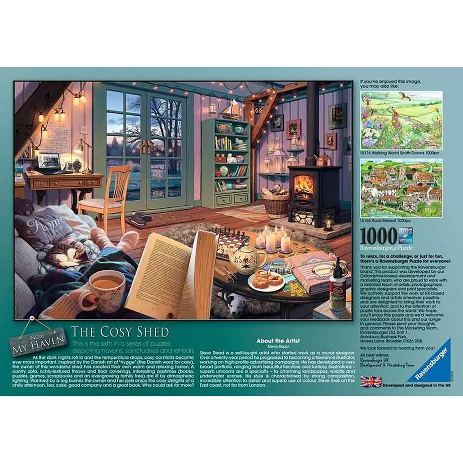 Ravensburger  Puzzle Le cabanon cosy 1000 pièces 
