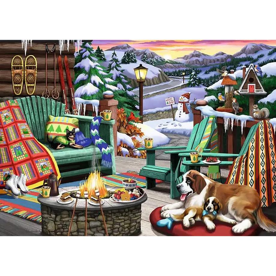 Ravensburger  Puzzle Soirée cocooning 1000 pièces 