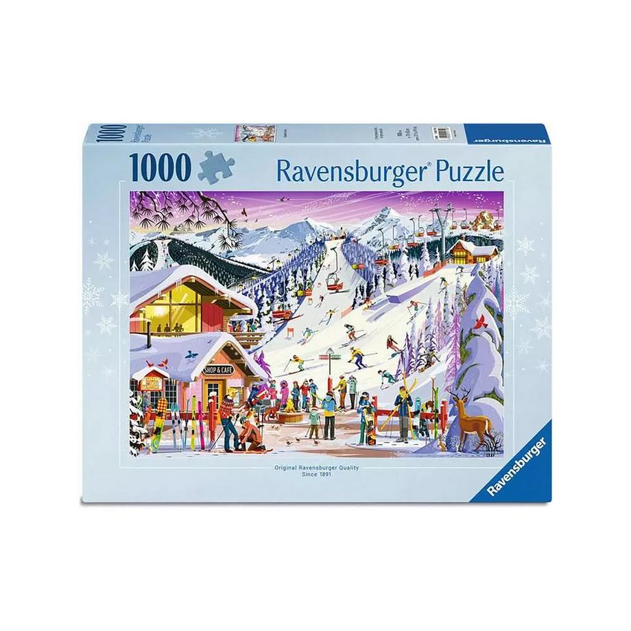 Puzzle Sur les pistes de ski 1000 pièces