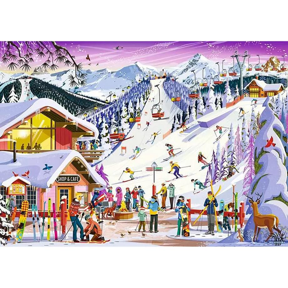 Ravensburger  Puzzle Sur les pistes de ski 1000 pièces 