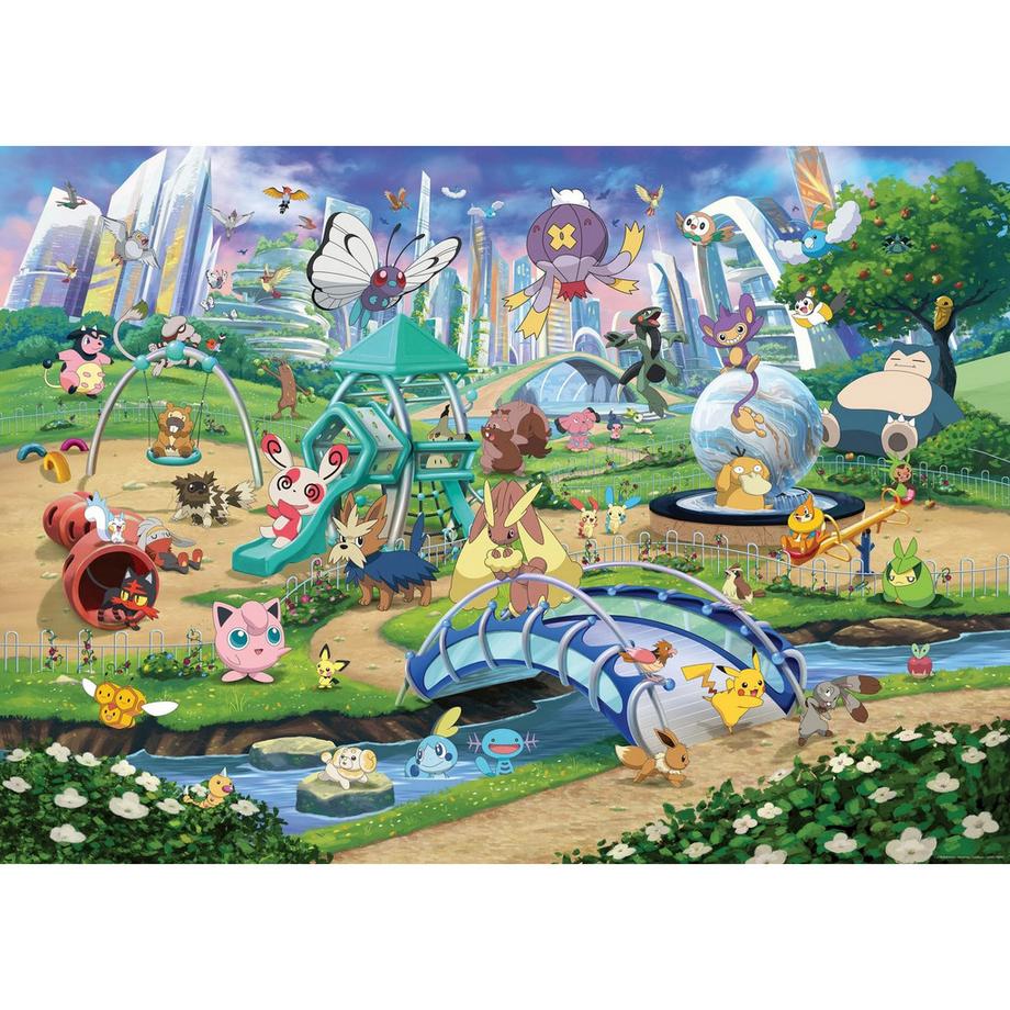 Puzzle Pokémon : Eevee and Park, 1000 pièces