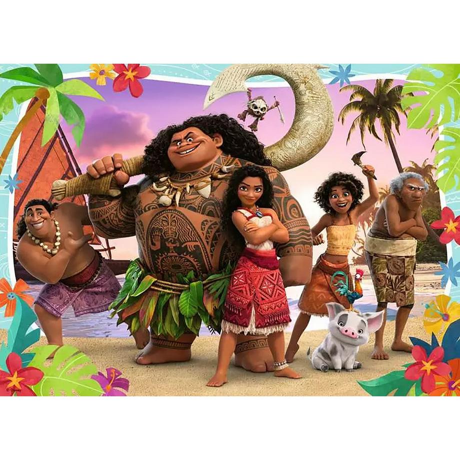 Ravensburger  Puzzle Disney Vaiana 2, 4 x 100 pezzi 