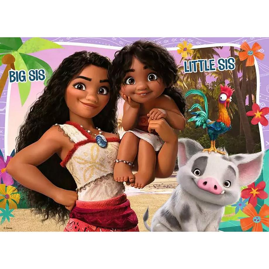 Ravensburger  Puzzle Disney Vaiana 2, 4 x 100 pezzi 