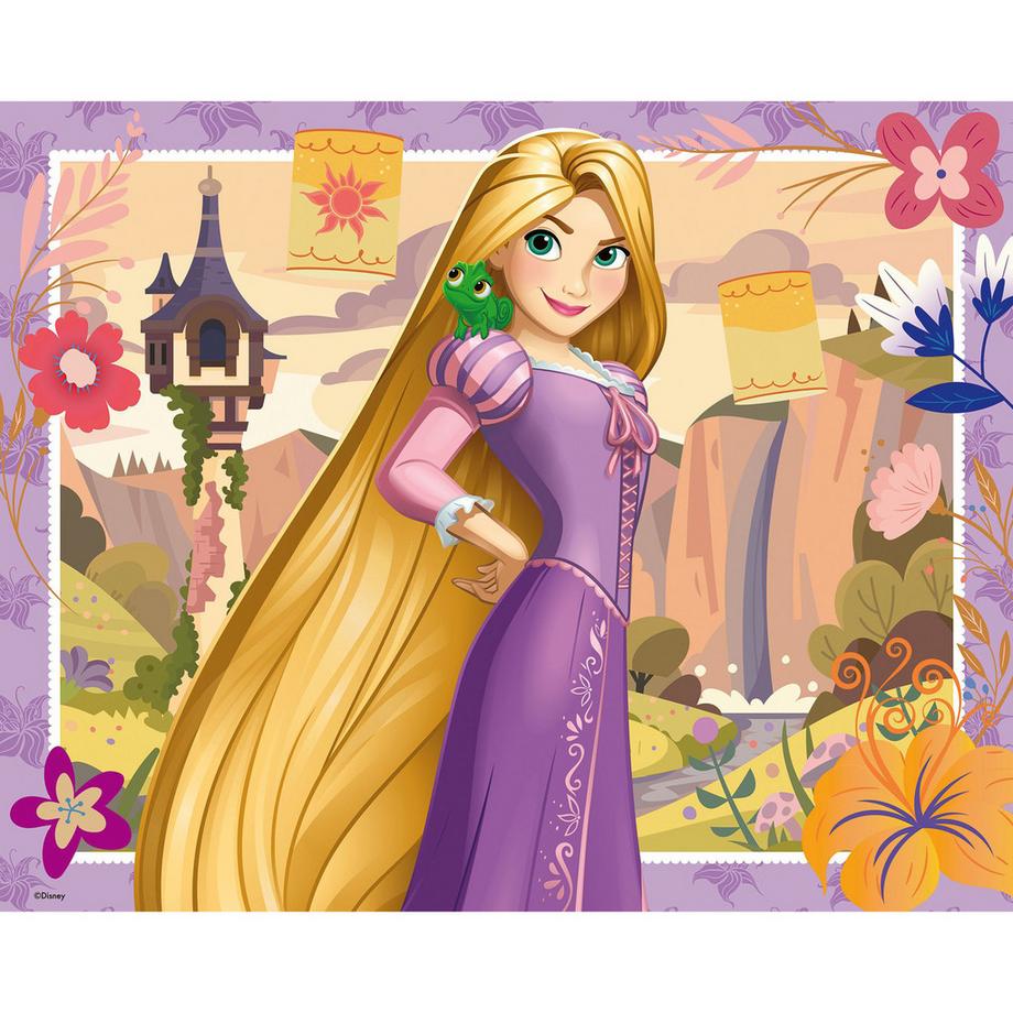 Ravensburger  Puzzle Disney Rapunzel in scatola sagomata, 48 pezzi 