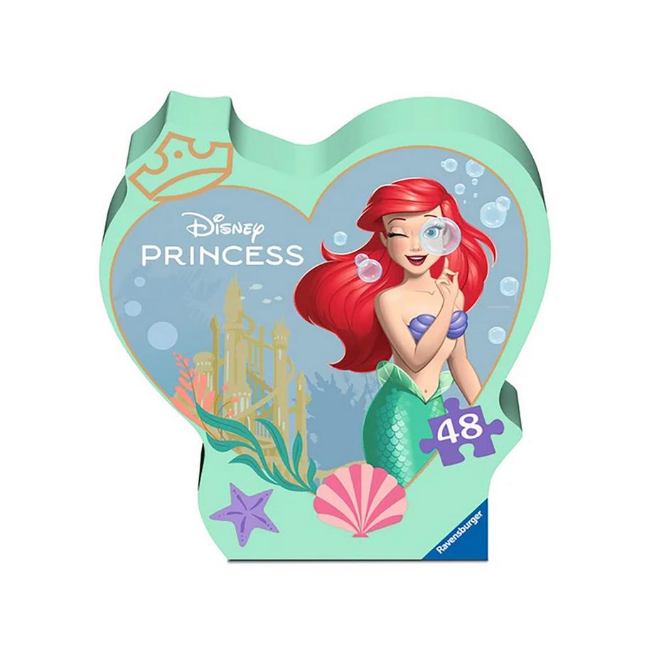 Puzzle Disney Ariel en boîte silhouette, 48 pièces