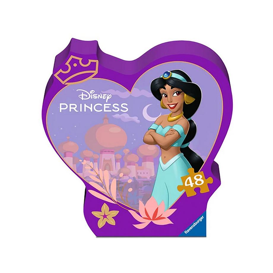 Puzzle Disney Jasmine en boîte silhouette, 48 pièces