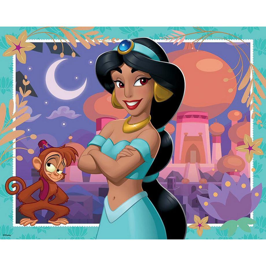 Ravensburger  Puzzle Disney Jasmine in scatola sagomata, 48 pezzi 
