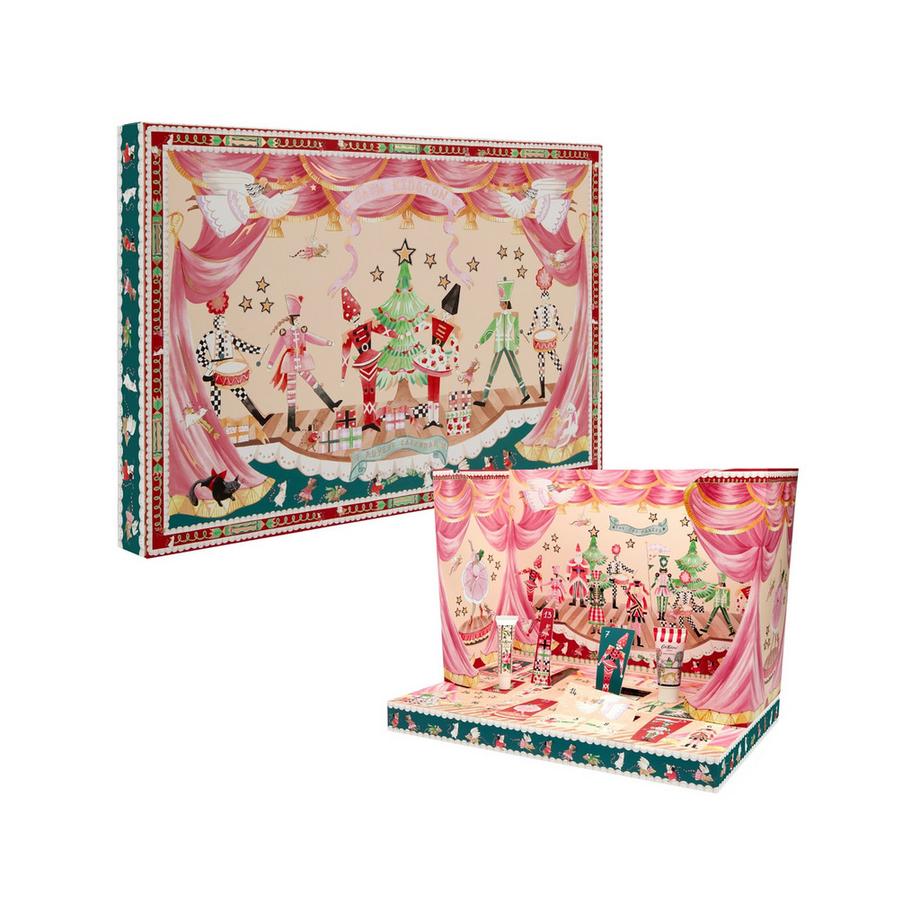 Calendrier de l'Avent « Nutcracker Theatre » contenant 24 produits de soins corporels