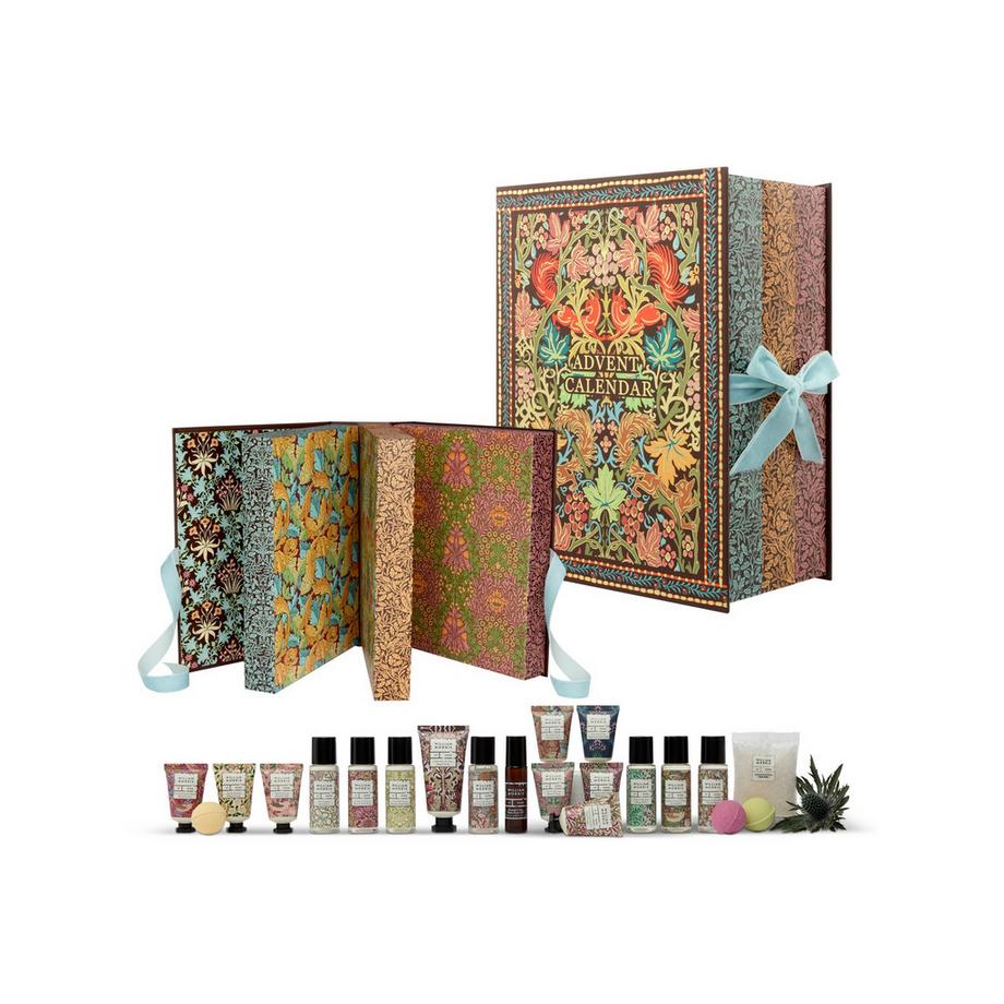 Adventskalender William Morris - Oak & Willow mit 24 Körperpflegeprodukten