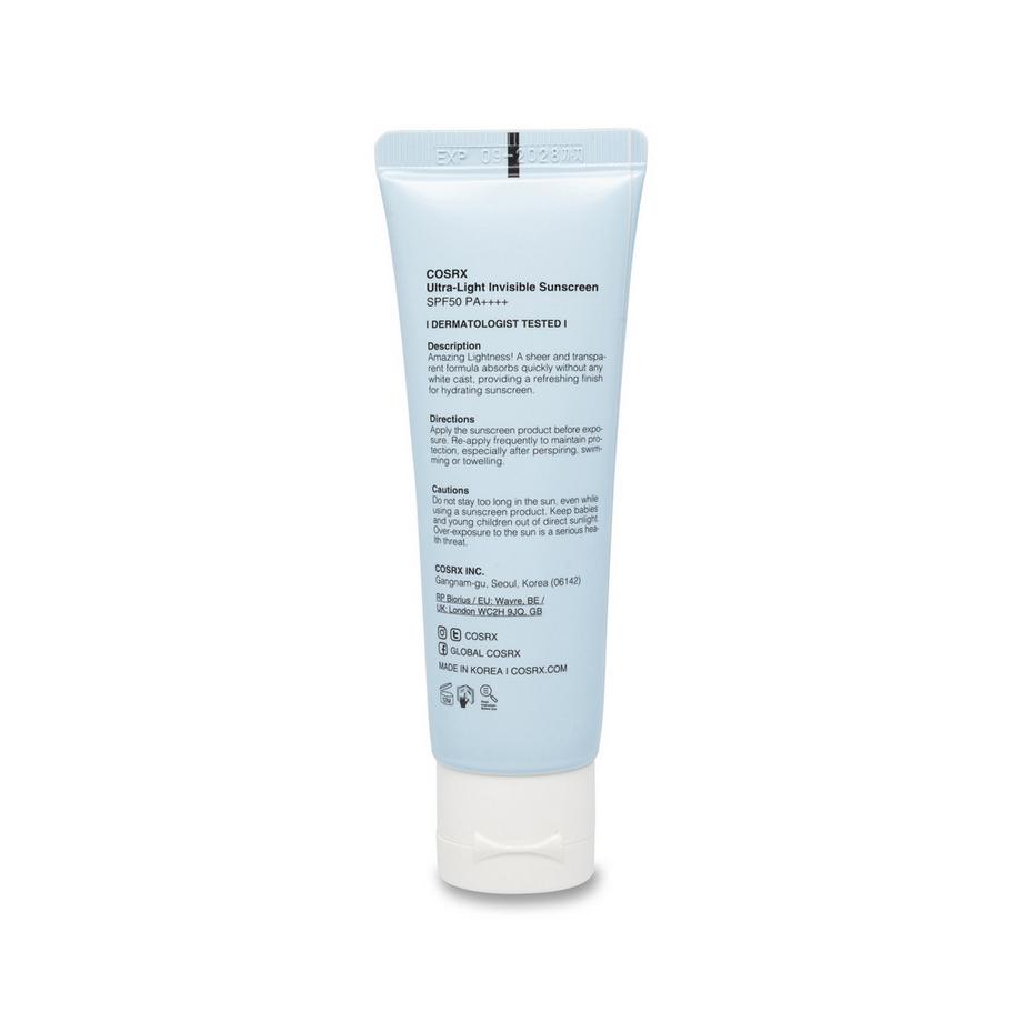 COSRX  Ultra Light Invisible Sunscreen SPF50 PA++++ 