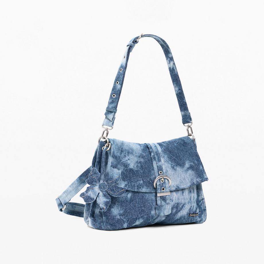 Desigual Denim Rucksack mit Klappenverschluss  
