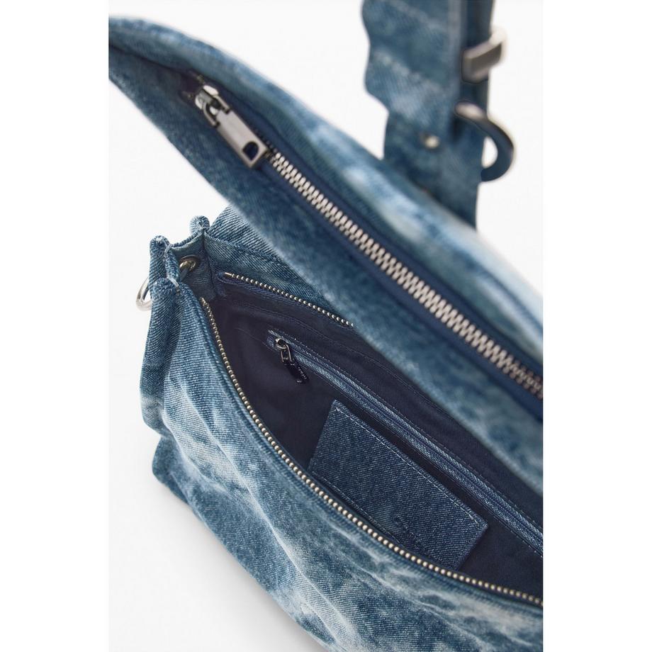 Desigual Denim Rucksack mit Klappenverschluss  