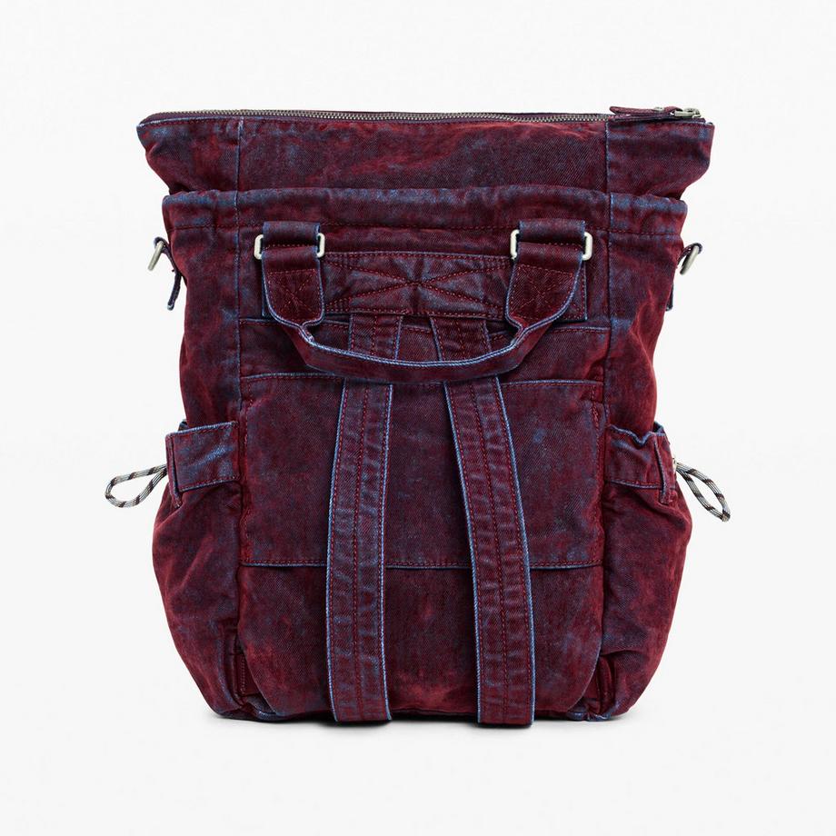 Desigual Sac à dos en denim avec fermeture à cordon  