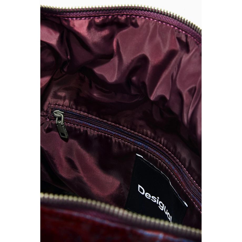 Desigual Sac à dos en denim avec fermeture à cordon  