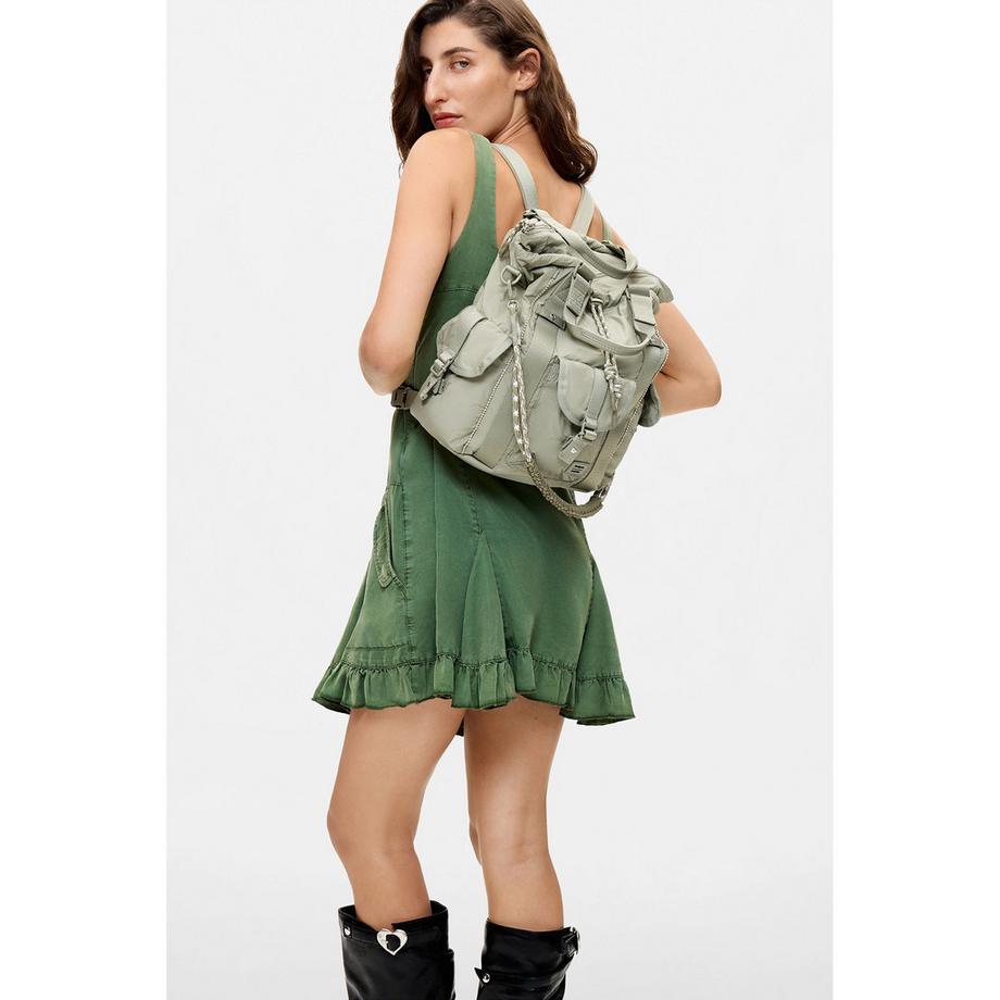 Desigual Sac à dos à cordon avec sangles ajustables  