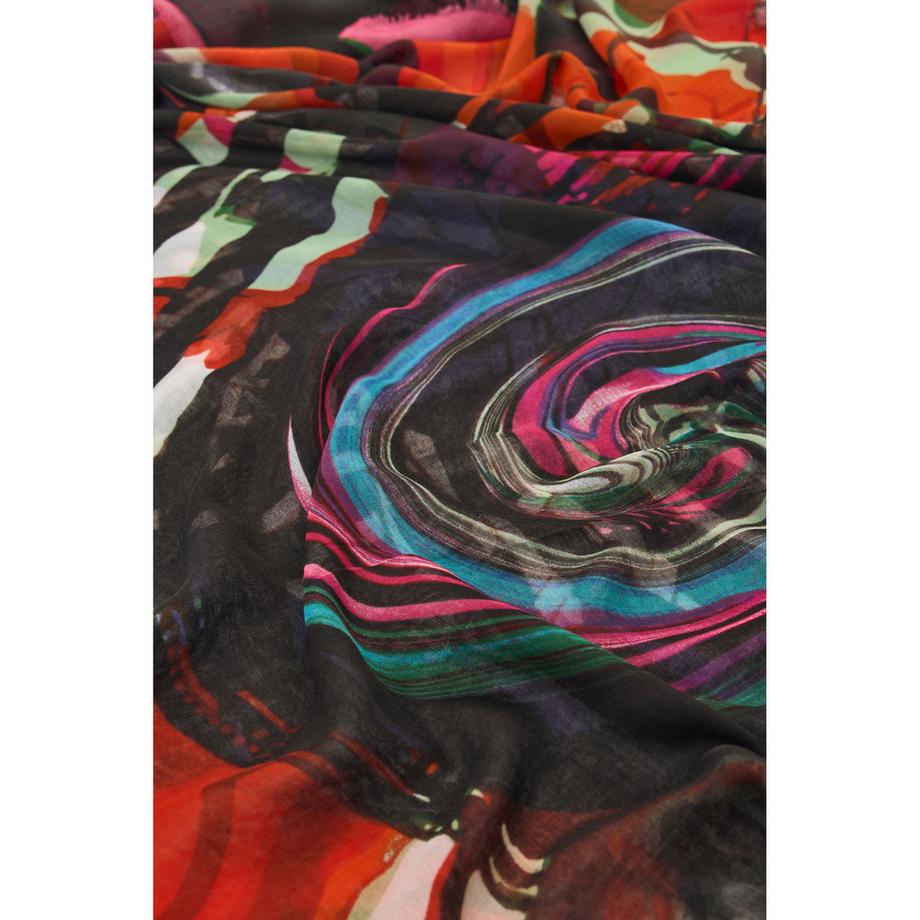 Desigual Foulard Motif Abstrait  