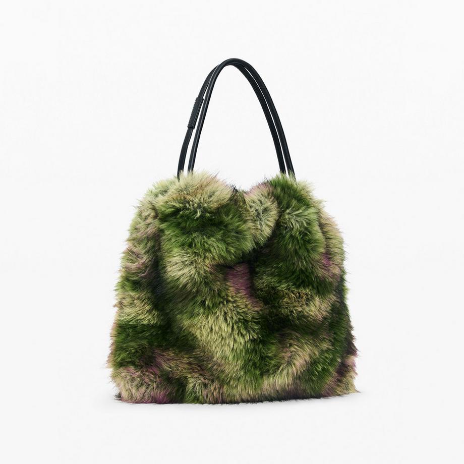 Desigual Faux Fur Shopper  