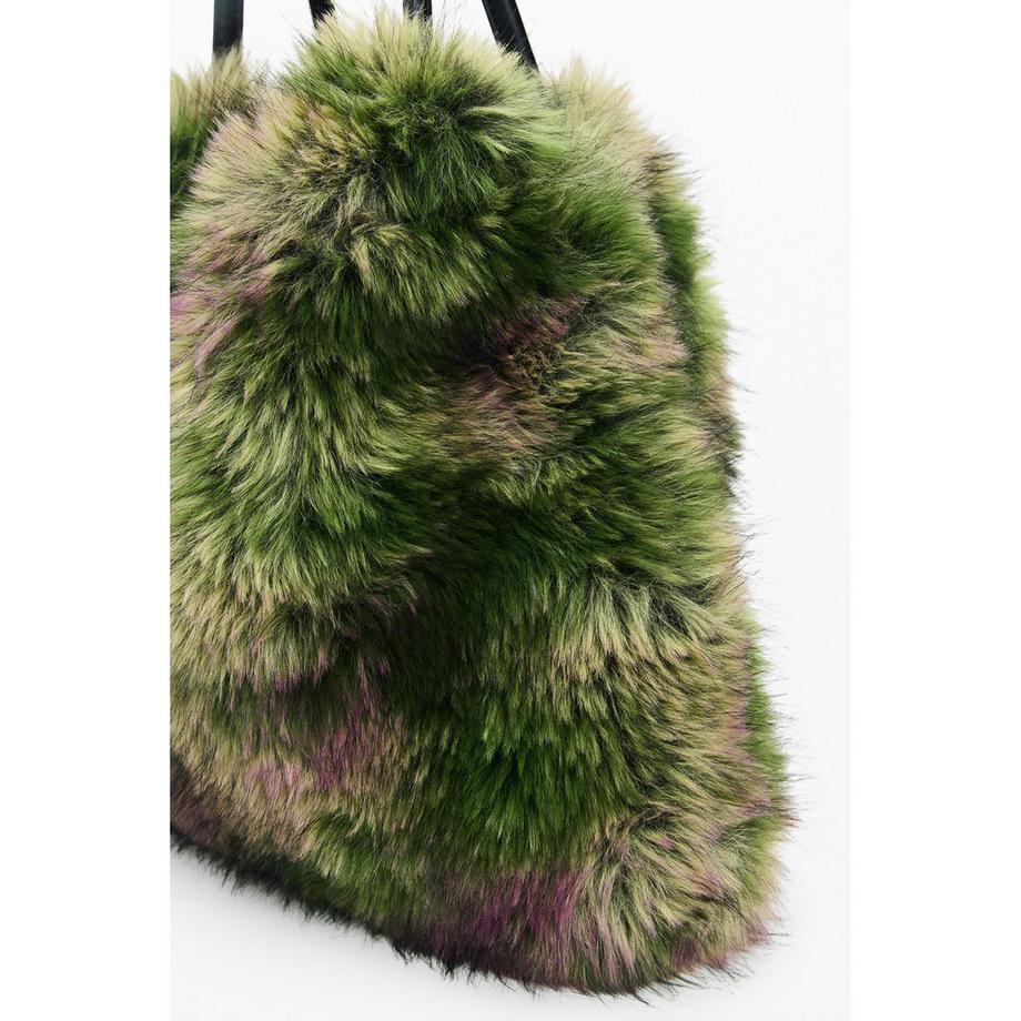 Desigual Faux Fur Shopper  