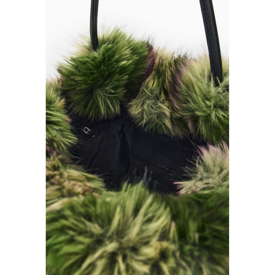 Desigual Faux Fur Shopper  