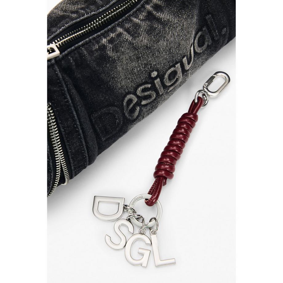 Desigual Denim Logo Schultertasche  