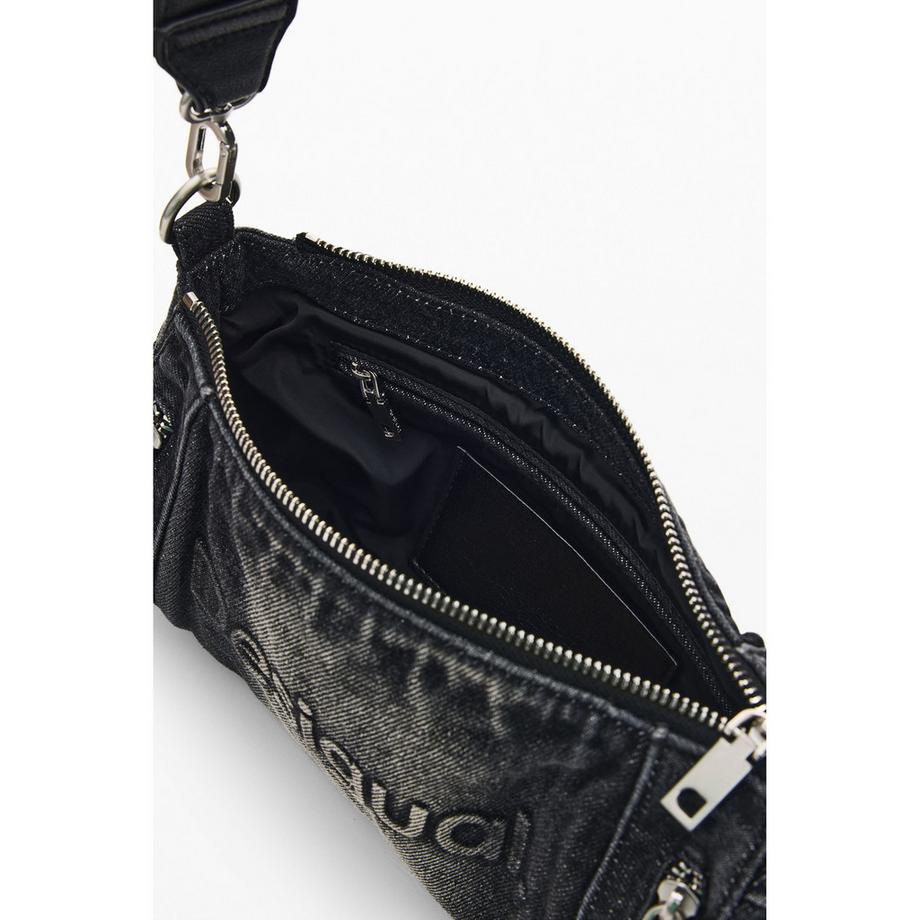 Desigual Denim Logo Schultertasche  