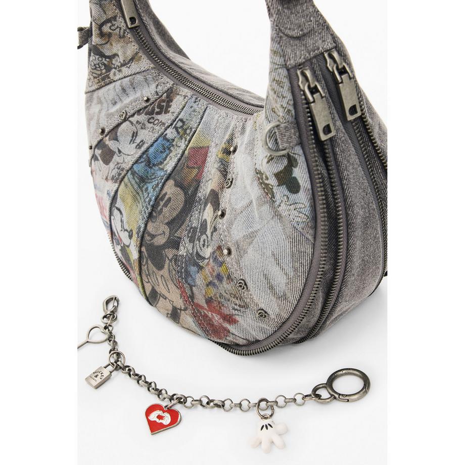 Desigual Mickey Mouse Print Hobo Bag  
