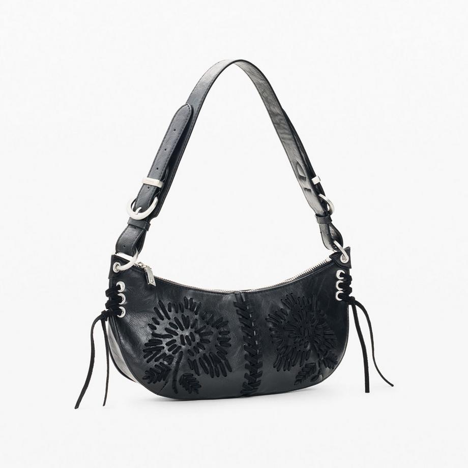 Desigual Floral Perforierte Hobo Tasche  