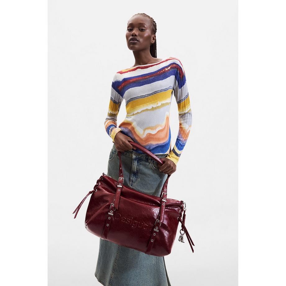 Desigual Sac à épaule finition brillante  