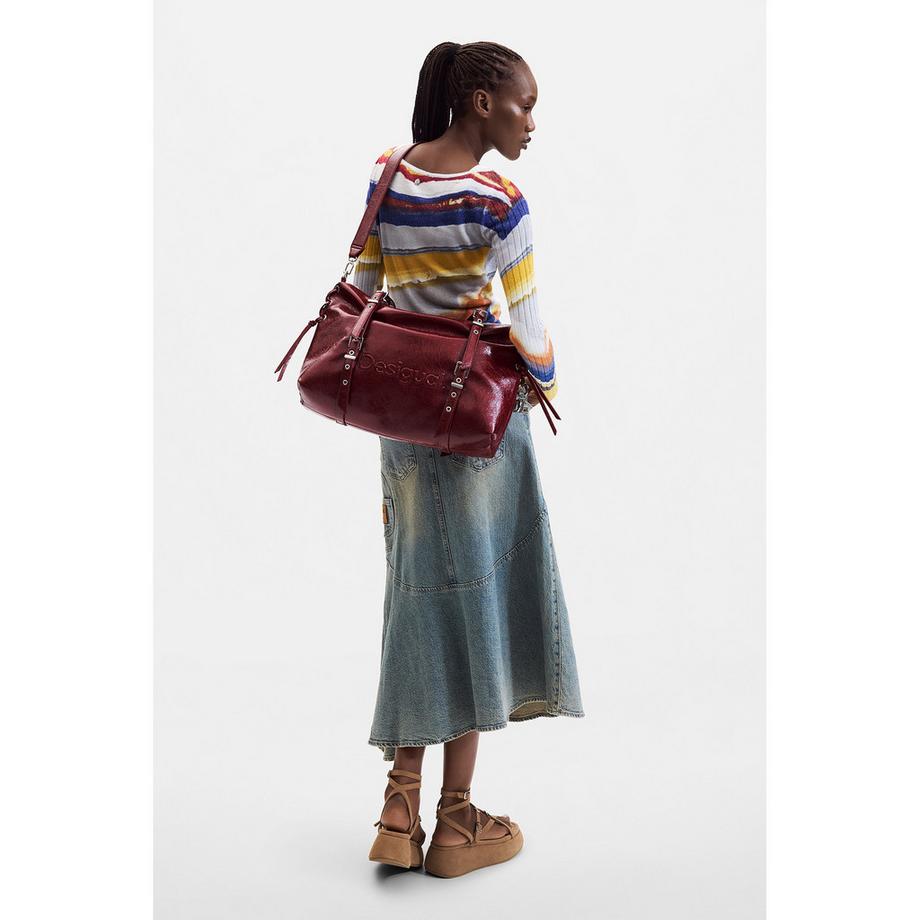 Desigual Sac à épaule finition brillante  