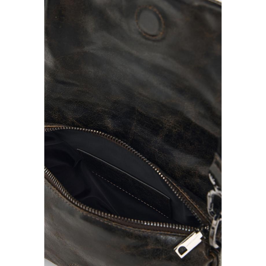 Desigual Blumenstickerei Schultertasche  