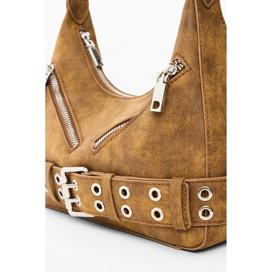 Desigual Sac Hobo avec Détail Ceinture  