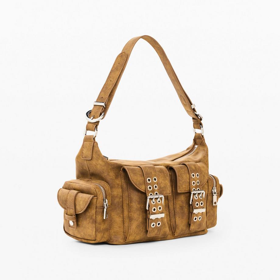 Desigual Sac à bandoulière utility avec détails boucles  