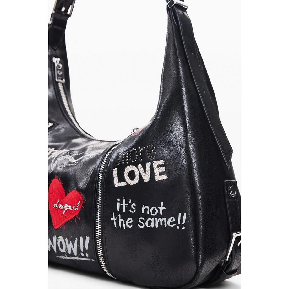 Desigual Graphic Print Schultertasche  