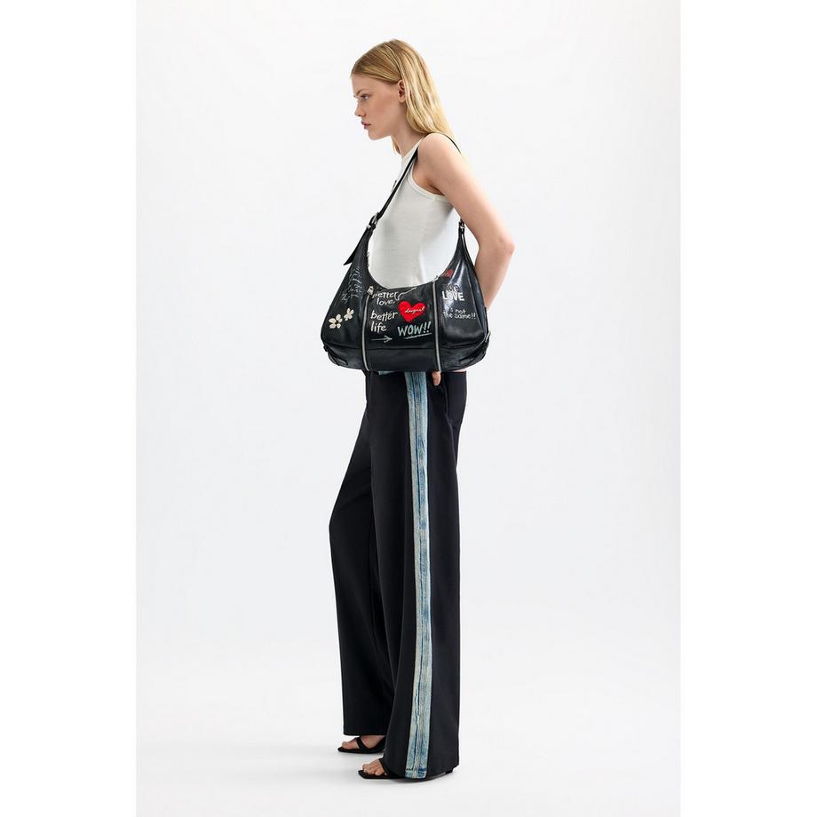 Desigual Graphic Print Schultertasche  
