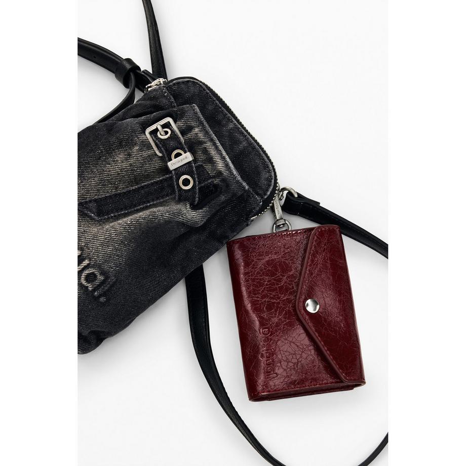 Desigual Portemonnaie bandoulière en denim  