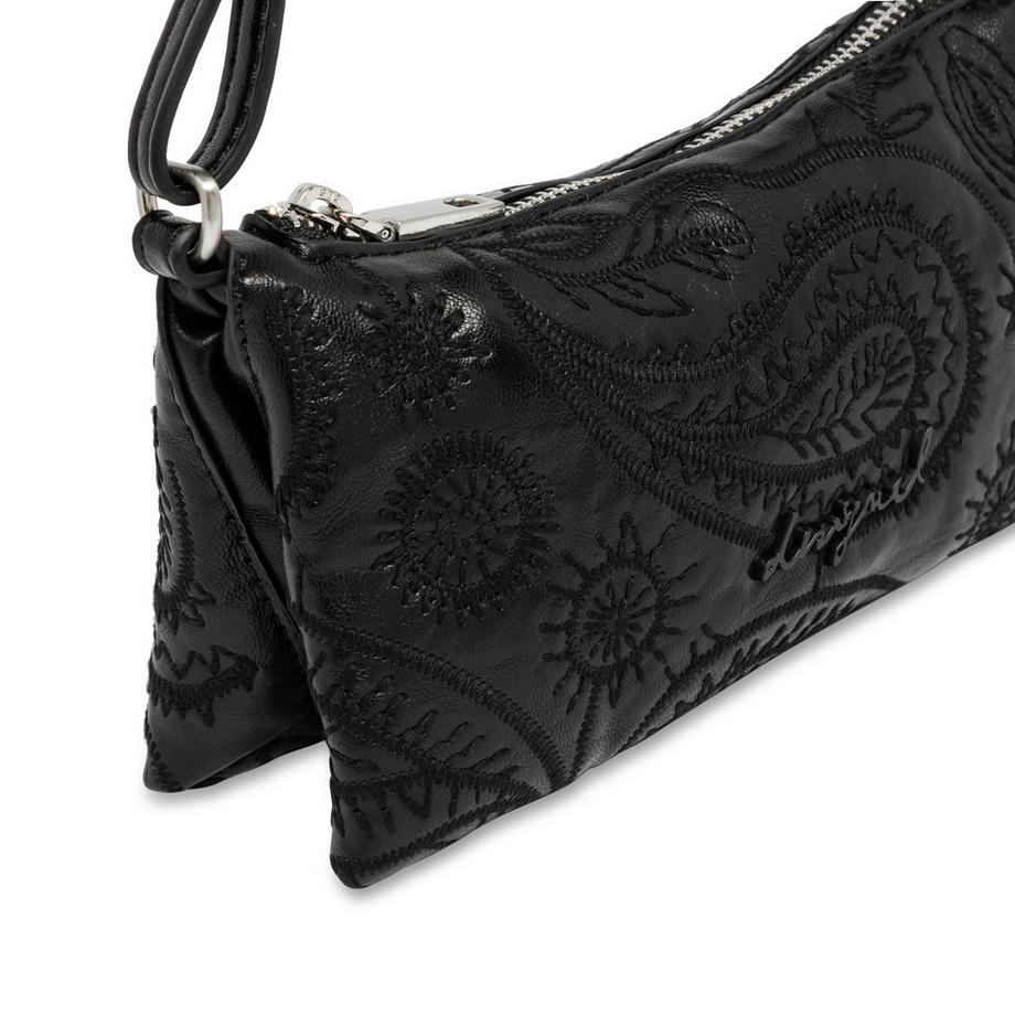 Desigual Paisley Geprägtes Portemonnaie mit Riemen  