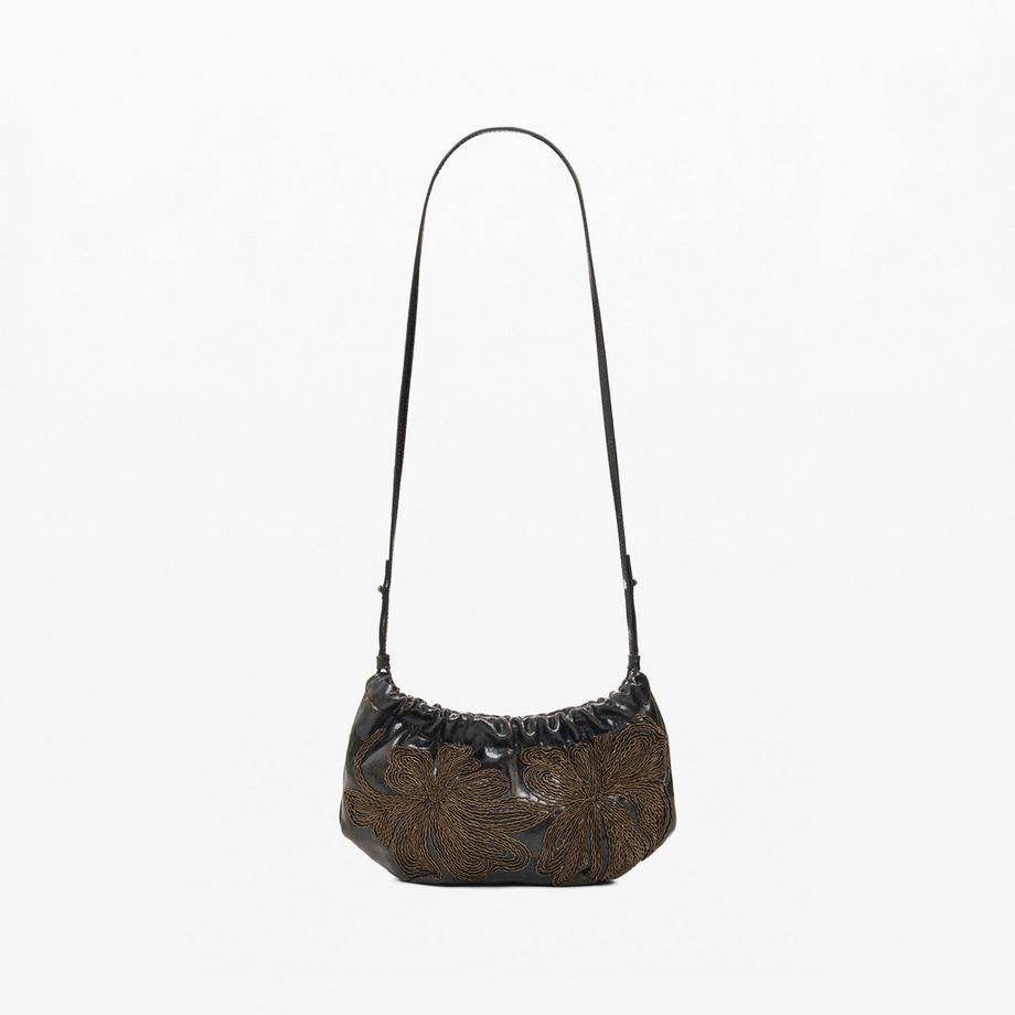 Desigual Sac bandoulière brodé floral  