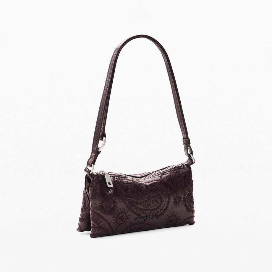 Desigual Paisley geprägtes Portemonnaie mit Riemen  