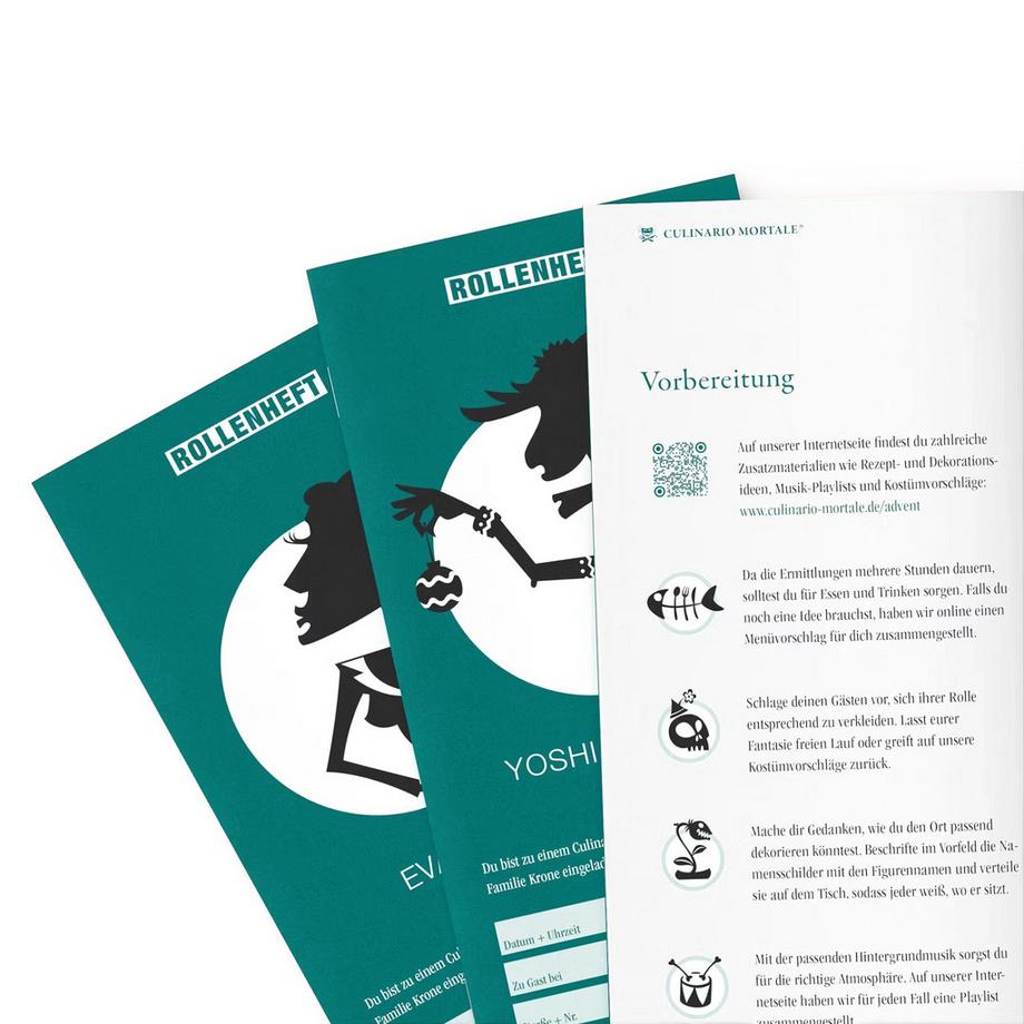 Culinario Mortale  Advent, Advent, ein Grablicht brennt – Krimidinner 