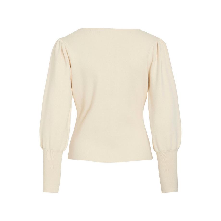 VILA VICASSIE Cardigan con Maniche a Sbuffo  