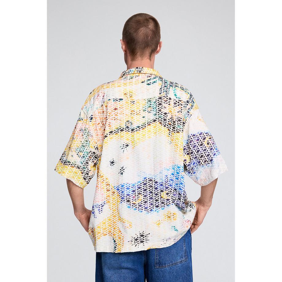 Desigual Chemise à manches courtes à motifs  