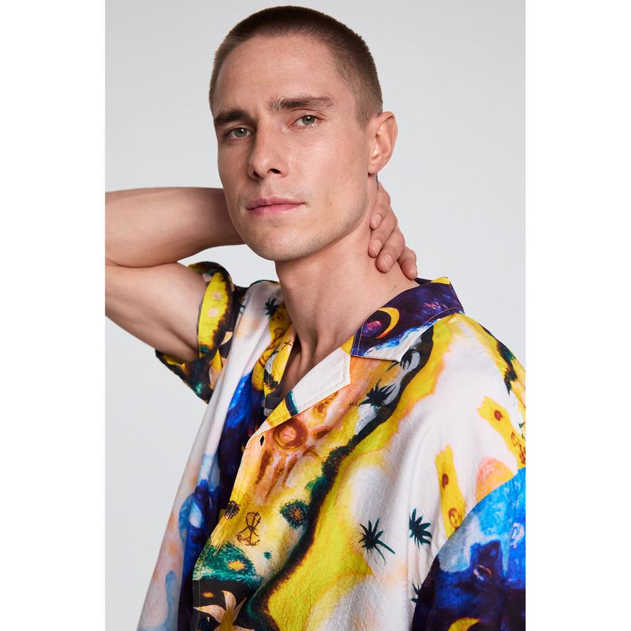 Desigual Chemise à Manches Courtes à Motifs  