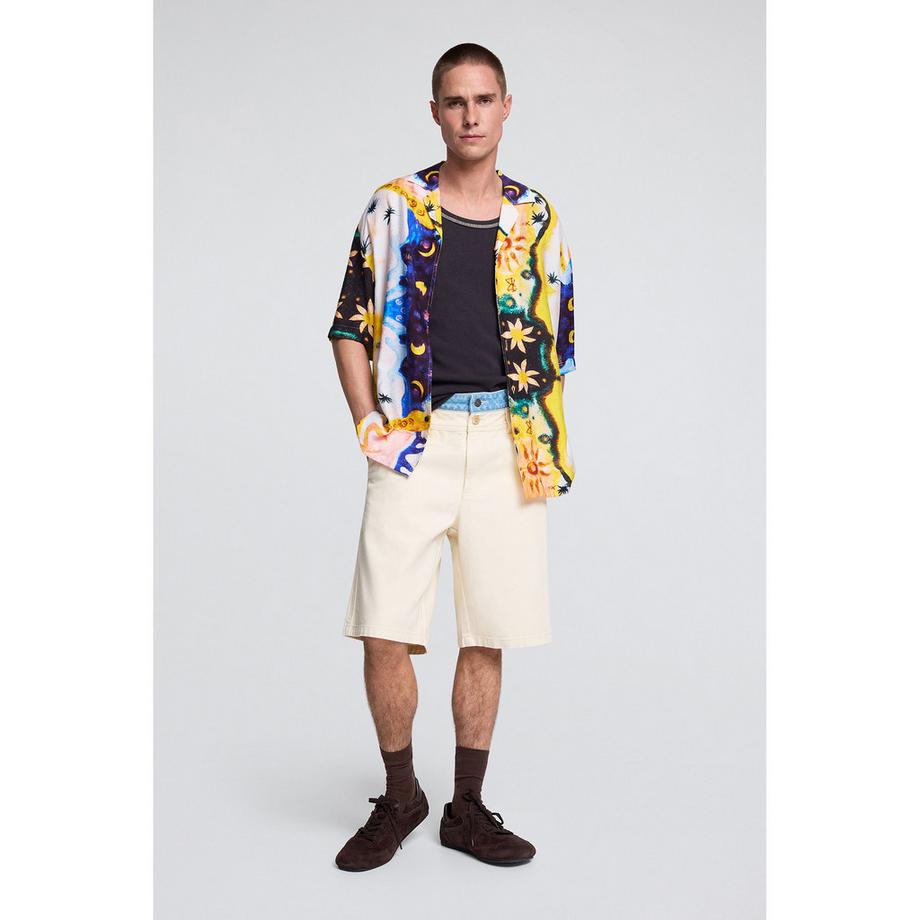 Desigual Chemise à Manches Courtes à Motifs  