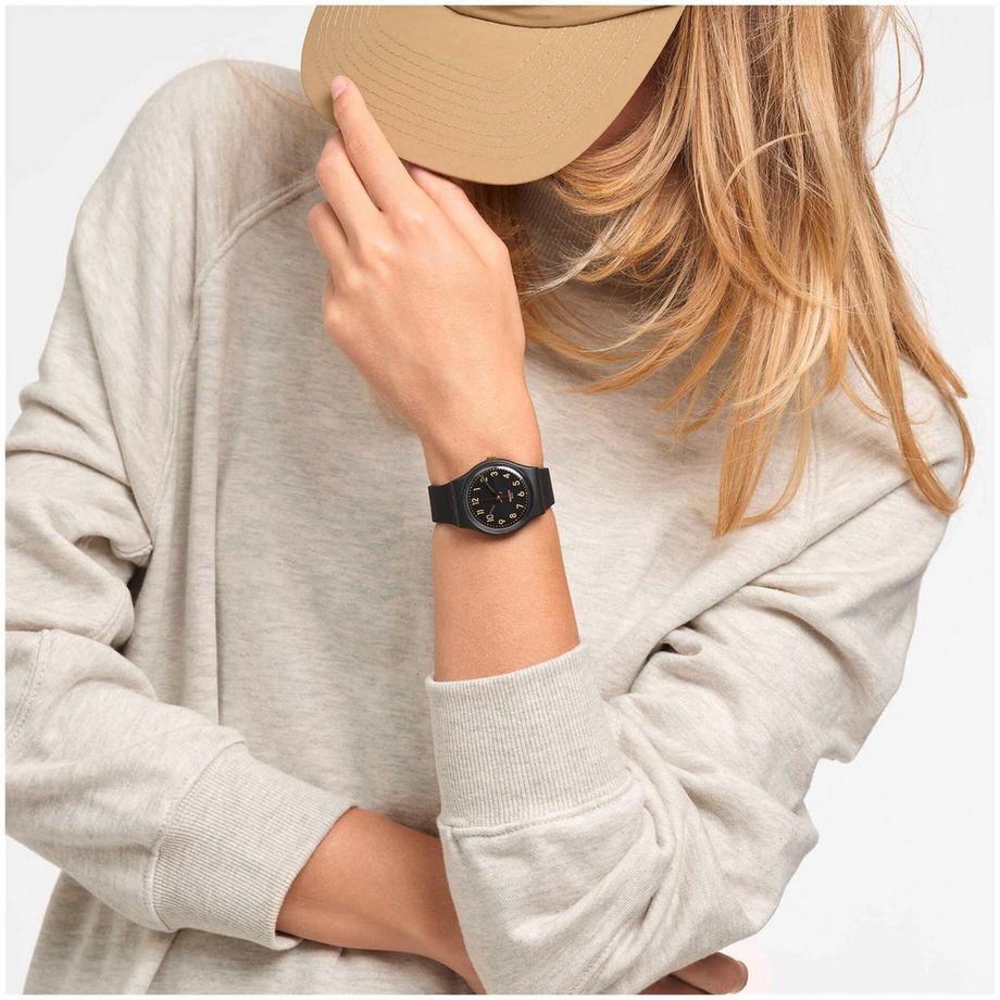 swatch GOLDEN TAC Horloge analogique 