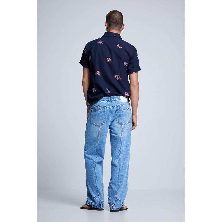 Desigual Weit geschnittene Jeans  